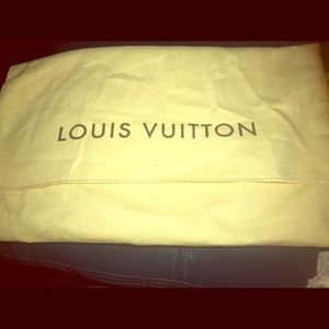 Authentic Louis Vuitton dust cover